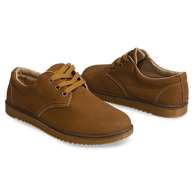 Klassiset Brogues -saappaat 1307 Camel ruskea 1