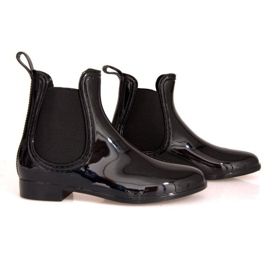 Lyhyet kalosteet, joissa on pyyhekumi SD98 musta 1