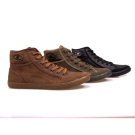 Korkeat tennarit 201 Camel ruskea 1