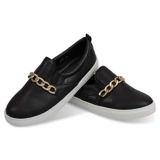 Lenkkarit Slip On L-57 Black musta 1