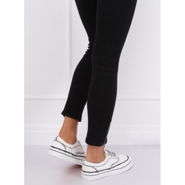 Valkoiset naisten lenkkarit BS103 Valkoinen 2