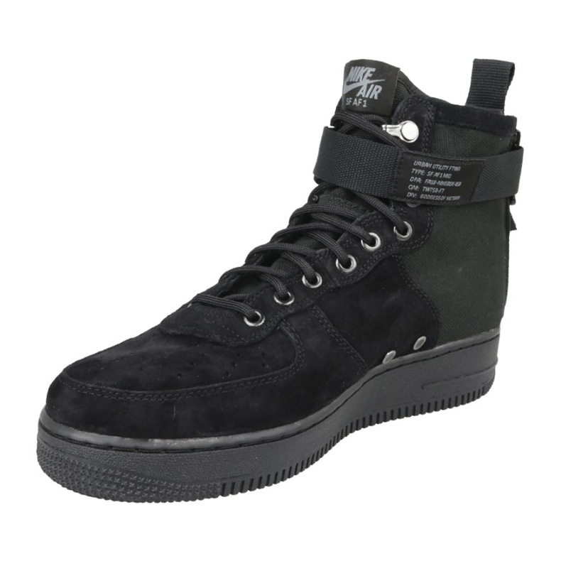 Nike Sf Air Force 1 Mid M 917753-008 kenkä musta 1