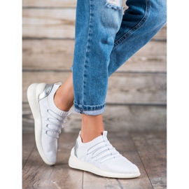 Kylie Slip-On tekstiiliurheilukengät valkoinen 1