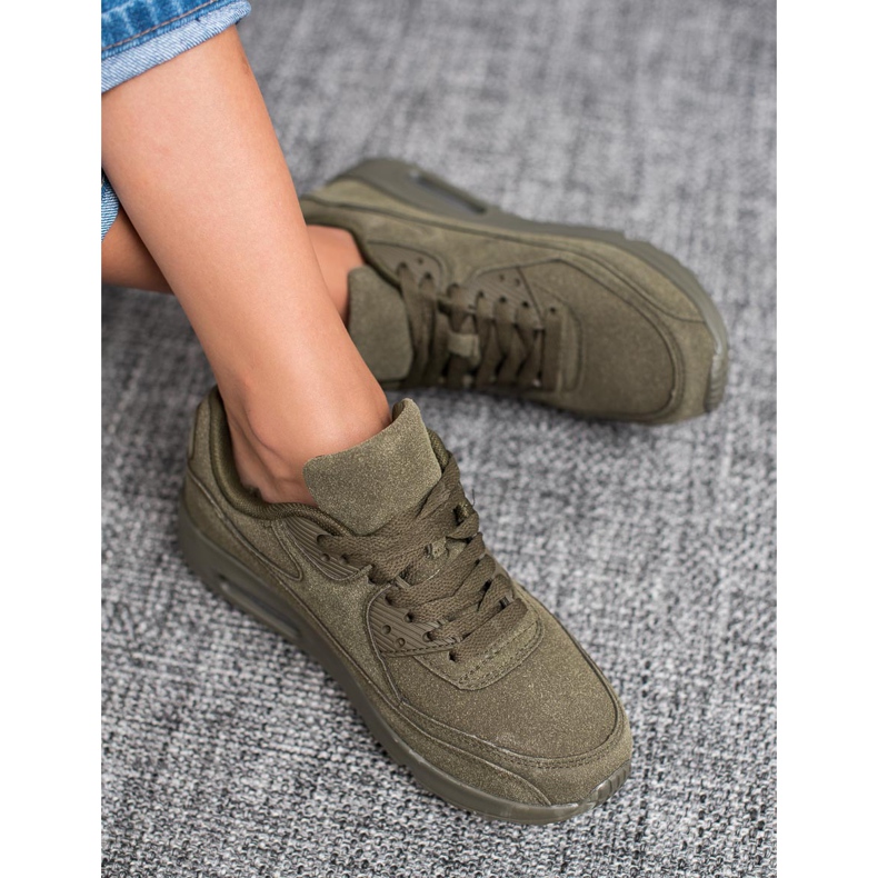 SHELOVET Tummanvihreät urheilukengät 1