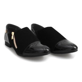 Klassiset kengät vetoketjulla MS164 musta 1