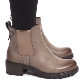 Lämmin saappaat BH56-KB Khaki monivärinen vihreä 1