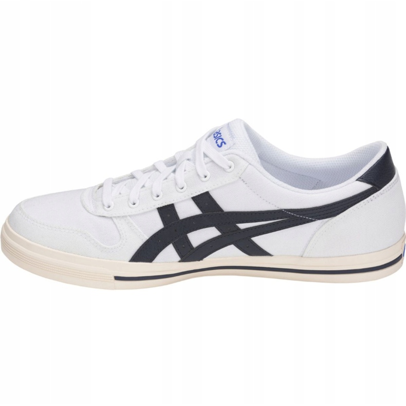 Asics Aaron M 1201A008 101 kengät valkoinen tummansininen 1