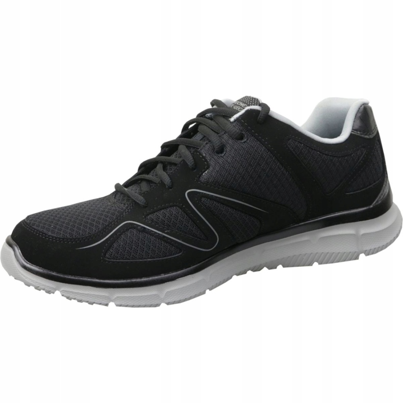 Skechers Satisfaction M 58350-BKGY Kengät musta 1