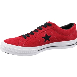Converse One Star M 163246C punaiset kengät punainen 1