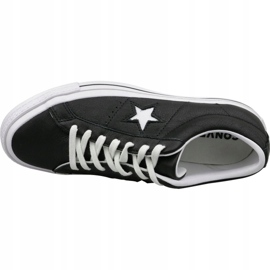 Converse One Star Ox 163385C kengät musta 2