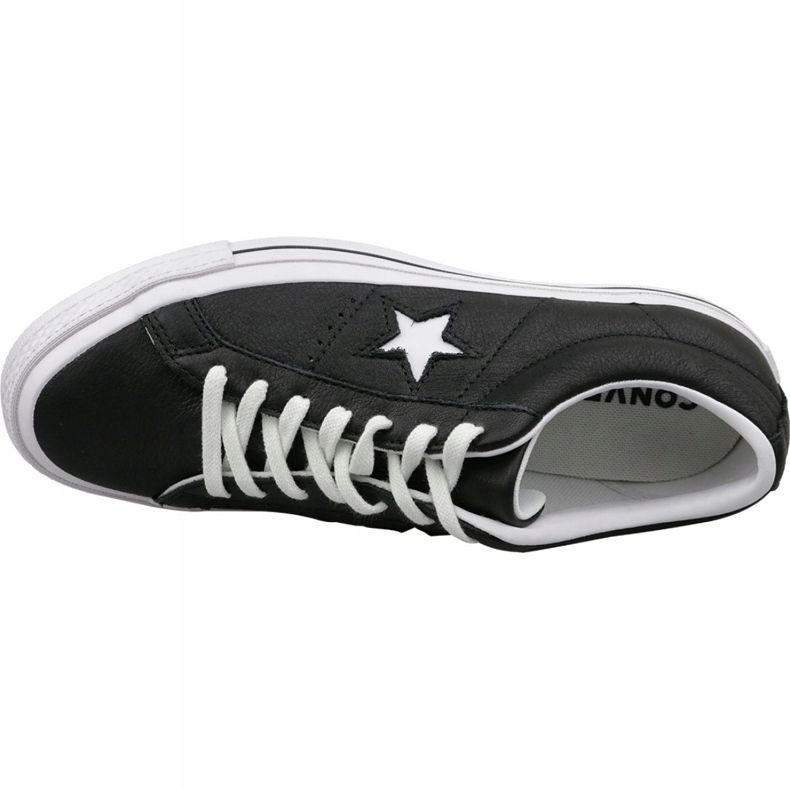 Converse One Star Ox 163385C kengät musta 2