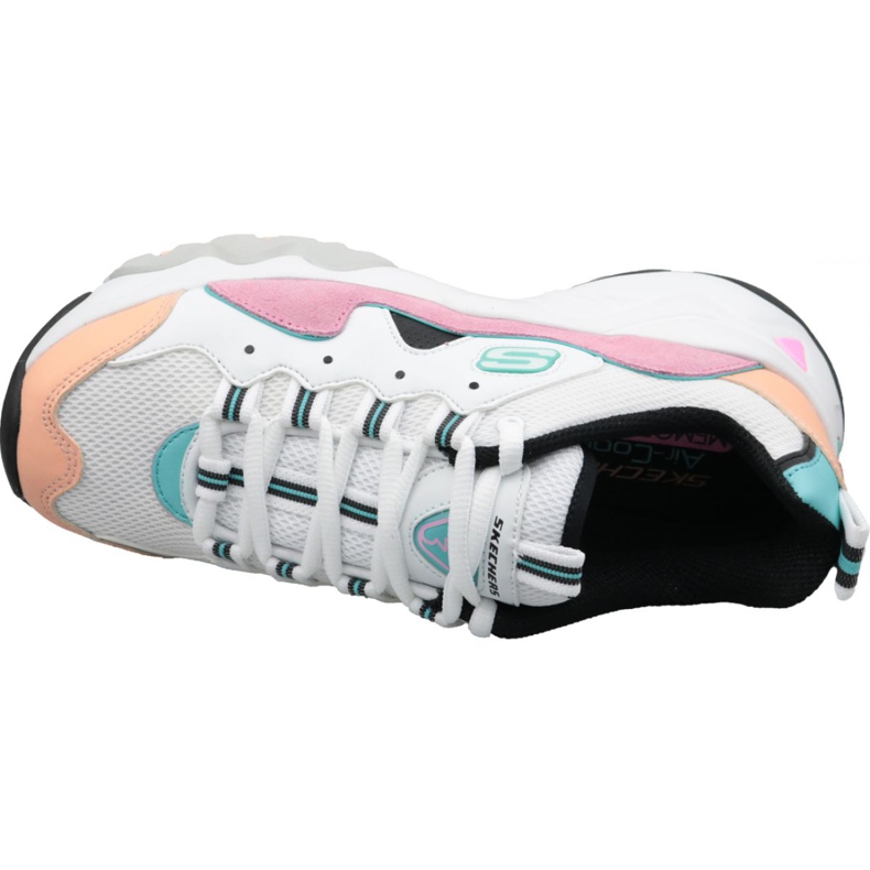 Skechers D'Lites 3.0 Zenway W 12955-WPKB Kengät valkoinen monivärinen 2