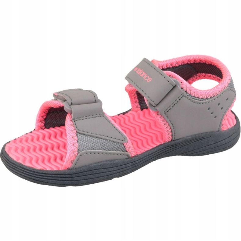 New Balance Jr K2004PKG harmaat sandaalit vaaleanpunainen 1