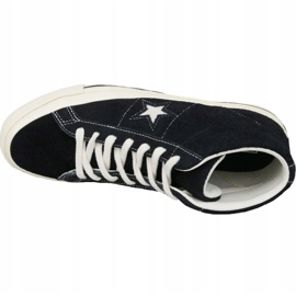 Converse One Star Ox Mid Vintage Suede M 157701C kengät musta 2