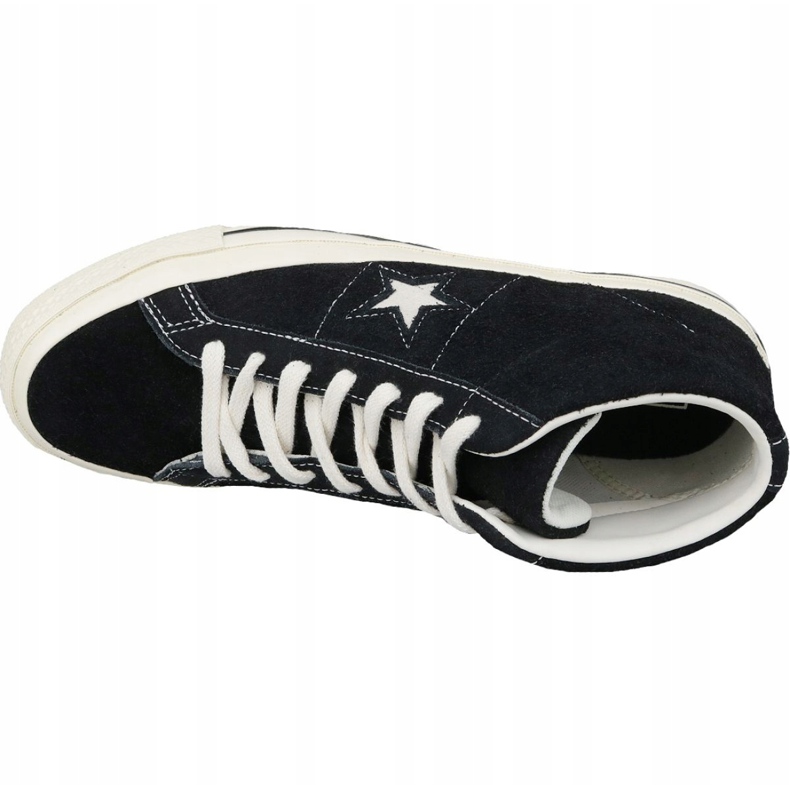 Converse One Star Ox Mid Vintage Suede M 157701C kengät musta 2