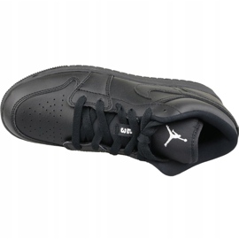 Nike Jordan Air 1 Low Bg M 553560-006 mustat kengät 2