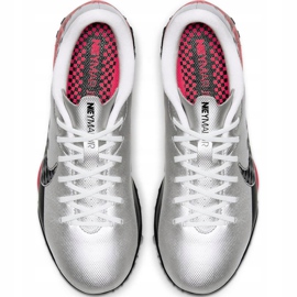 Nike Mercurial Vapor 13 Academy Neymar Tf Jr AT8144-006 jalkapallokengät harmaa valkoinen 1