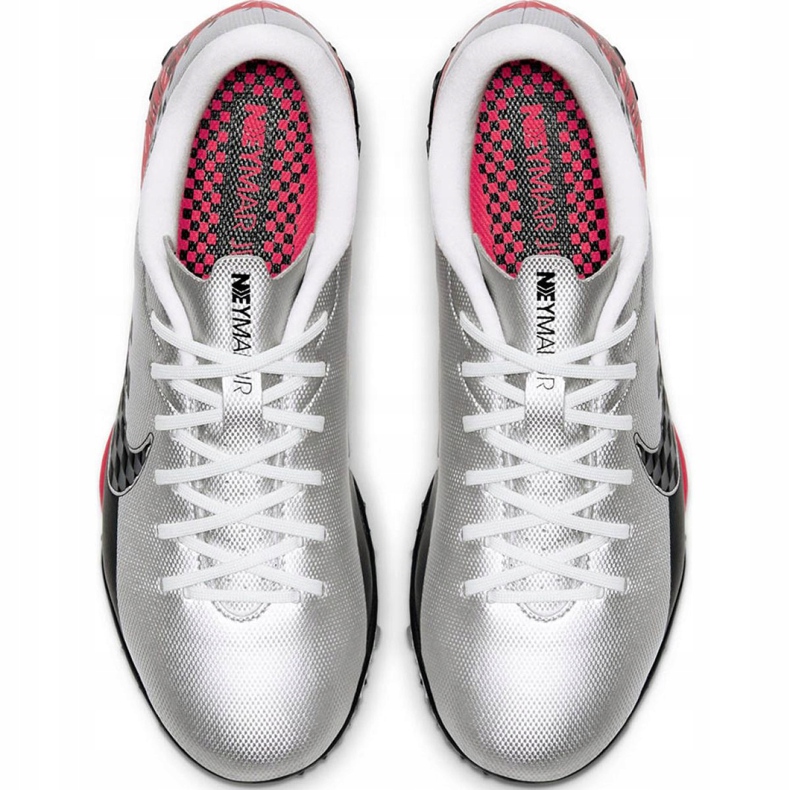 Nike Mercurial Vapor 13 Academy Neymar Tf Jr AT8144-006 jalkapallokengät harmaa valkoinen 1
