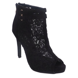 Sandaalit korkokenkä 8709 musta 1