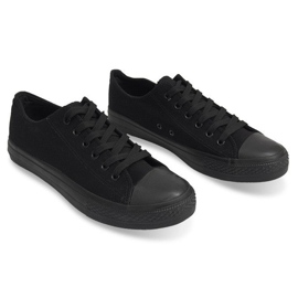 Conwersy 15086 BLACK / BLACK lenkkarit musta 2