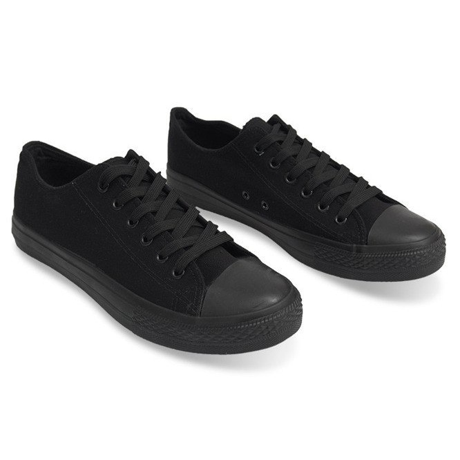 Conwersy 15086 BLACK / BLACK lenkkarit musta 2