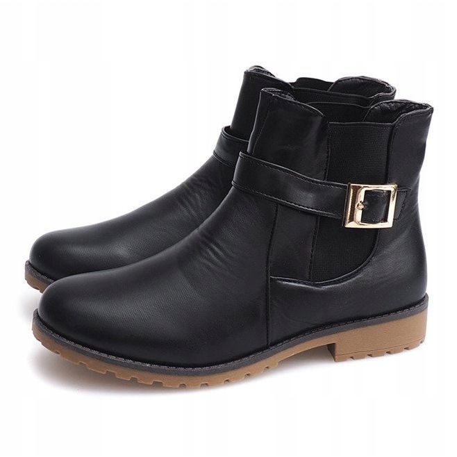 Saappaat, joissa on kumia ja solkisurkkia E598 musta vihreä 1