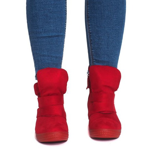 Wedge lenkkarit tarranauhalla 1703 punainen 1 Wedge lenkkarit tarranauhalla 1703 punainen 1