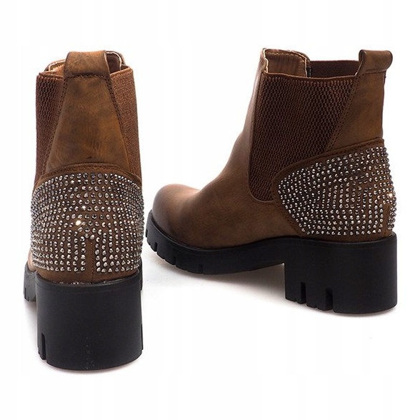 Korkeat saappaat 6055 Ruskea 1