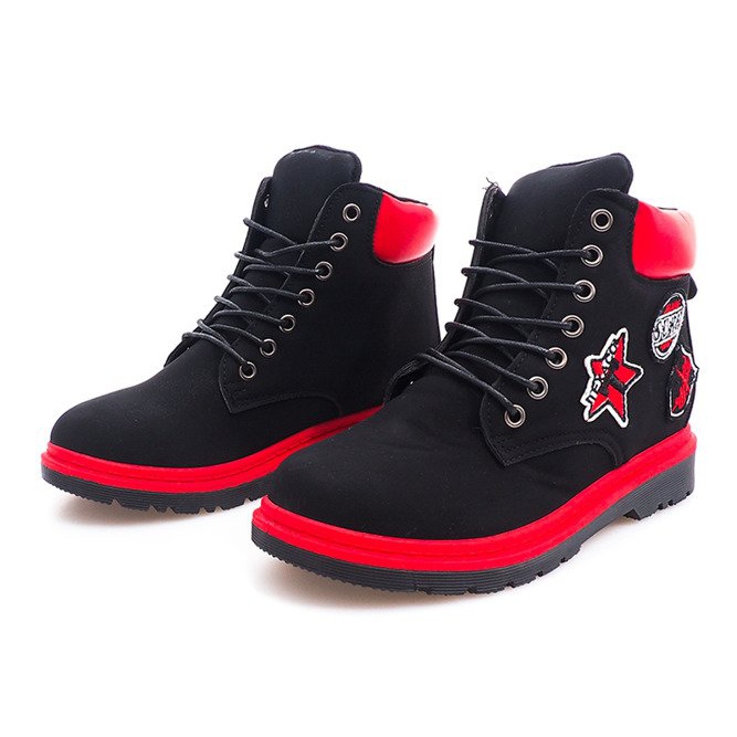 Eristetyt puukengät SJ1679-1 Musta 1