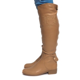 Korkeasti eristetyt saappaat X453-14 Beige 1