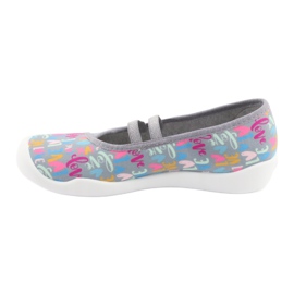 Befado lasten kengät 116Y261 sininen vaaleanpunainen harmaa vihreä keltainen 2