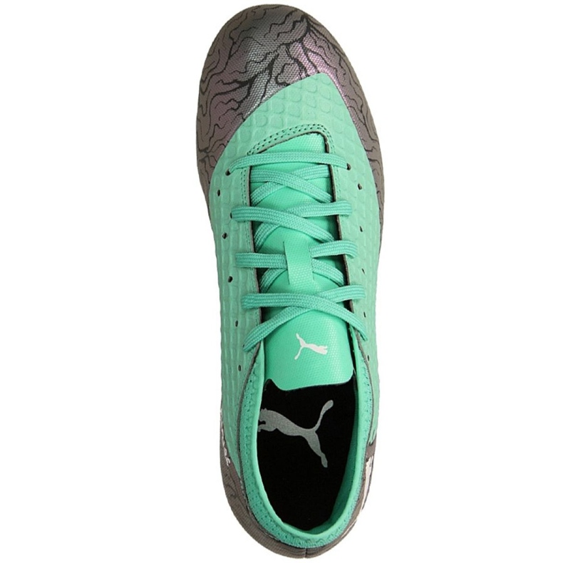 Puma Future 2.4 Fg Ag Jr 104844 01 jalkapallokengät harmaa vihreä 2