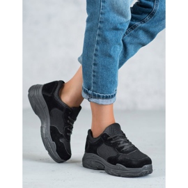 SHELOVET Nauhalliset urheilukengät musta 1