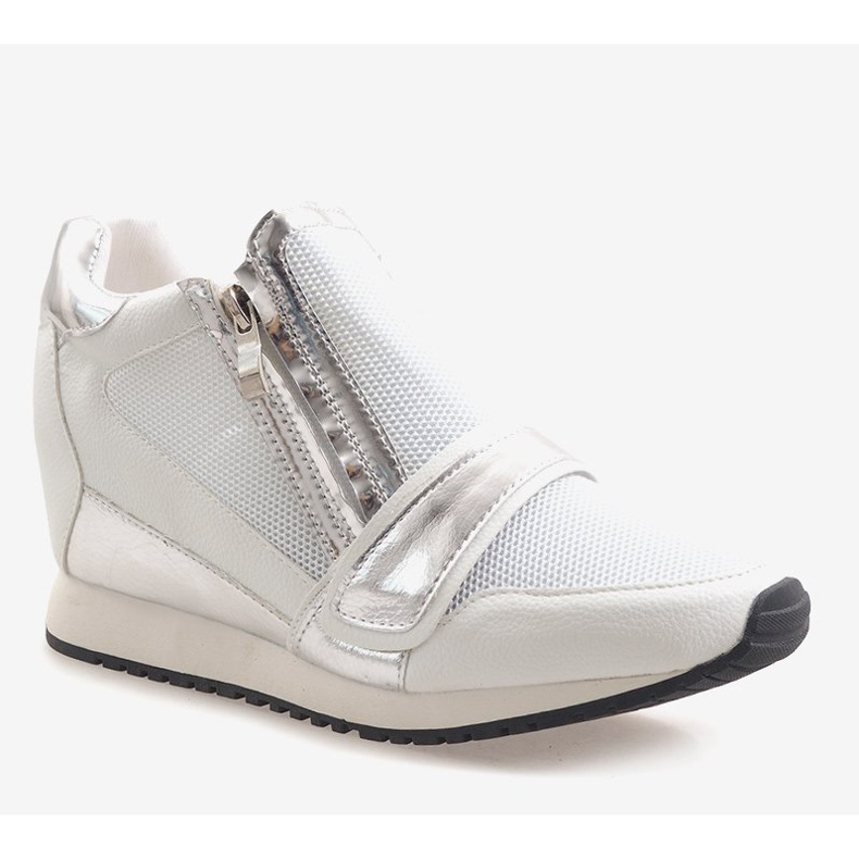 Muodikkaat yksinkertaiset lenkkarit SK48 valkoinen 1