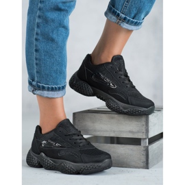 SHELOVET Tekstiiliset urheilukengät musta 1