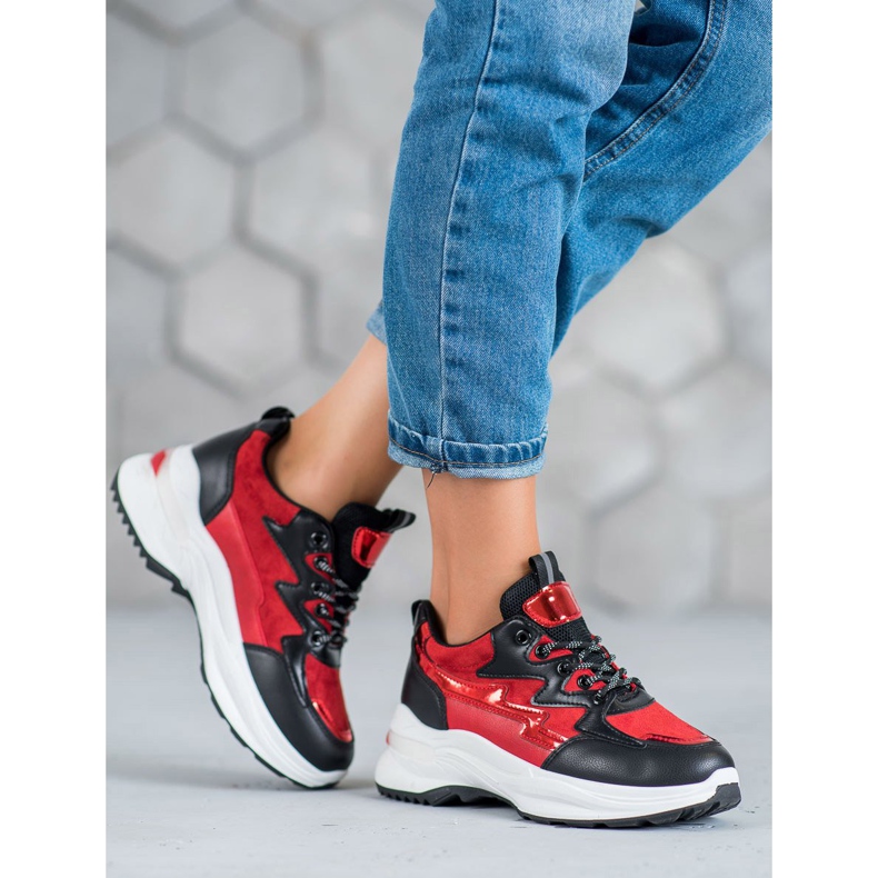 SHELOVET Urheilukengät punainen monivärinen 1