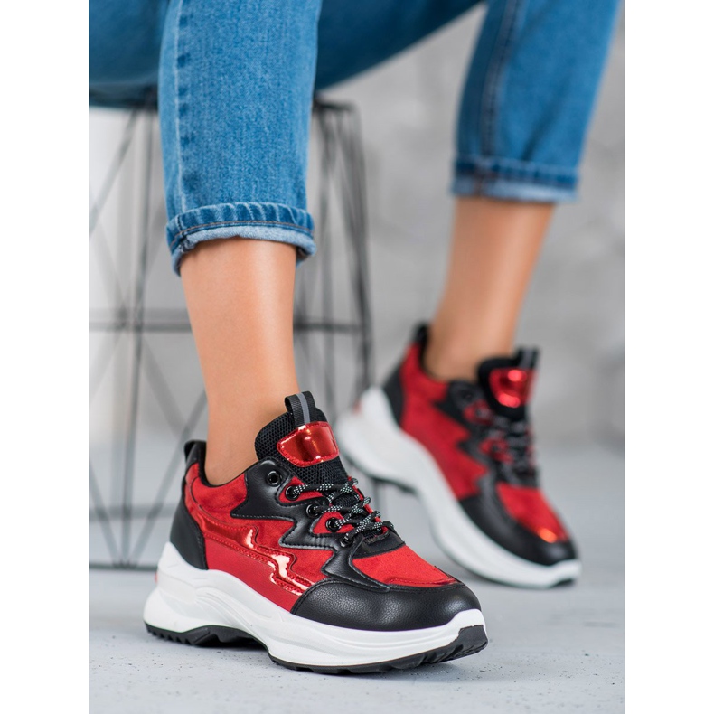 SHELOVET Urheilukengät punainen monivärinen 2