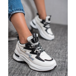 SHELOVET Urheilukengät eko -nahkaa valkoinen monivärinen 1