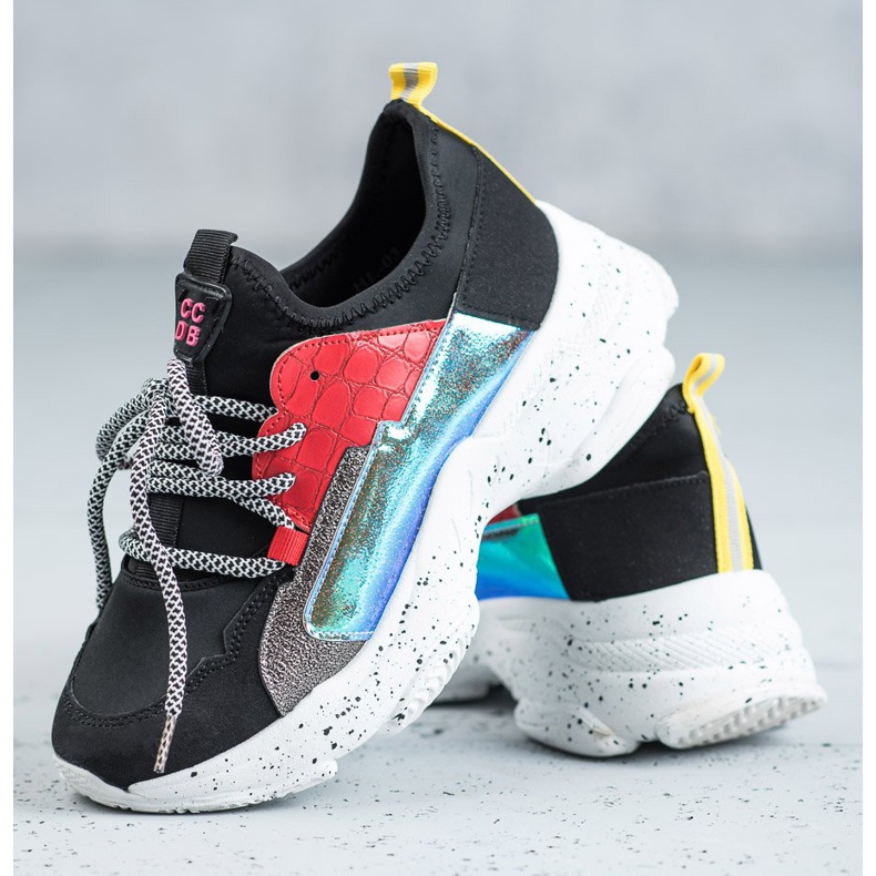 SHELOVET Slip-on lenkkarit musta monivärinen 1