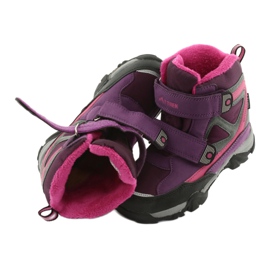 MtTrek Velcro -saappaat kalvolla 18-501-011 violetti vaaleanpunainen harmaa 5