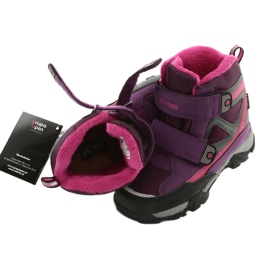 MtTrek Velcro -saappaat kalvolla 18-501-011 violetti vaaleanpunainen harmaa 4