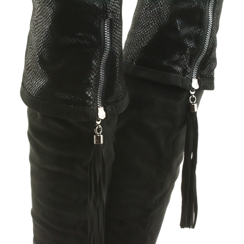 Musta mokkanahka Filippo 514 4