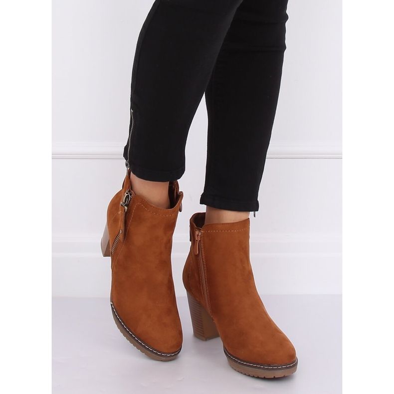 Camel 8B856 Camel-mokkanahkaiset korkokengät ruskea 1