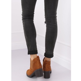 Chelsea -saappaat korkokengät kameli 8B879 Kameli ruskea 1