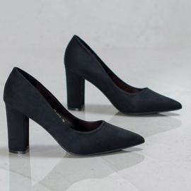 Laura Mode Musta mokkanahka pumput 2