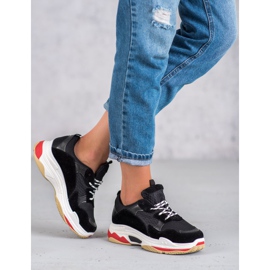 SHELOVET Naisten urheilukengät musta 1