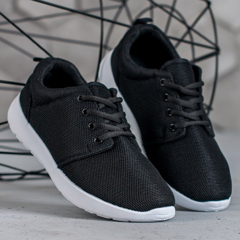 SHELOVET Tekstiiliset urheilujalkineet musta 2