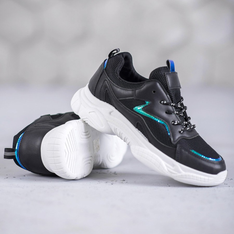 SHELOVET Klassiset urheilukengät musta 1