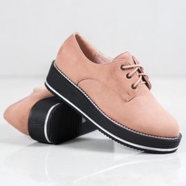 Forever Folie Kengät Platformilla vaaleanpunainen 1