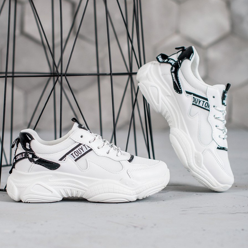 SHELOVET Mukavat urheilukengät valkoinen 2